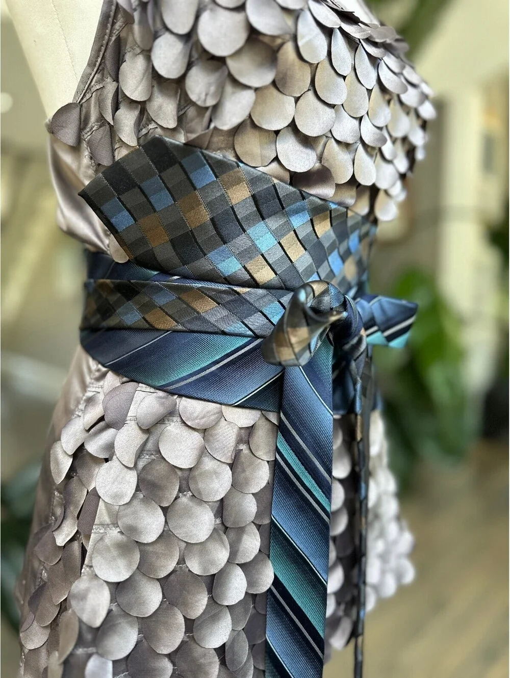 Upcycled Silk Obi Belt | Corset Style | OOAK | OS